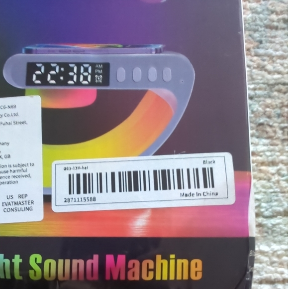 G63 INTELLIGENT SMART LIGHT SOUND MACHINE  BLUETOOTH - Picture 2 of 2